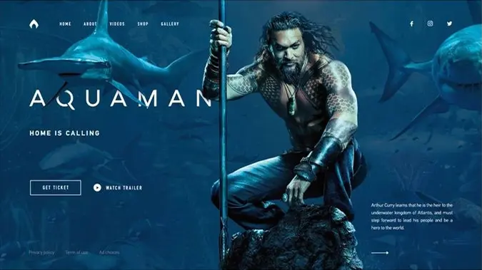 Landing page project preview for Ra Kai